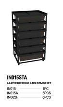 Load image into Gallery viewer, REPTIZOO Aluminum Stackable Breeding Rack (Included Heat Mats for 6 layers)