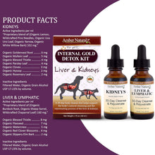 Load image into Gallery viewer, Amber Naturalz Internal Gold Detox KIT - Powerful & Gentle Cleanse & Rejuvenation - for Dogz & Catz