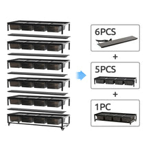 Load image into Gallery viewer, REPTIZOO Aluminum Stackable Breeding Rack (Included Heat Mats for 6 layers)