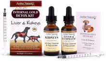 Load image into Gallery viewer, Amber Naturalz Internal Gold Detox KIT - Powerful & Gentle Cleanse & Rejuvenation - for Dogz & Catz