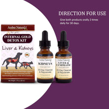 Load image into Gallery viewer, Amber Naturalz Internal Gold Detox KIT - Powerful & Gentle Cleanse & Rejuvenation - for Dogz & Catz