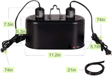 Load image into Gallery viewer, REPTIZOO Combo Dome Lamp Fixture #DRL01