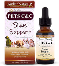 Load image into Gallery viewer, Amber Naturalz Pets C&C: Sinus Support with Antioxidants, 1 Ounce