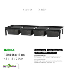 Load image into Gallery viewer, REPTIZOO Aluminum Stackable Breeding Rack (Included Heat Mats for 6 layers)