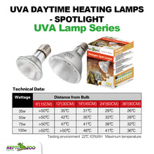 Load image into Gallery viewer, REPTIZOO UVA Halogen Spot Lamps
