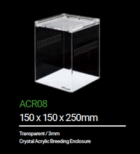 Load image into Gallery viewer, REPTIZOO Acrylic Breeding Enclosure ACR Series (Transparent)