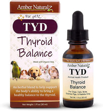 Load image into Gallery viewer, Amber Naturalz TYD - Thyroid Balance - for Pets, 1 Ounce