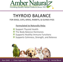 Load image into Gallery viewer, Amber Naturalz TYD - Thyroid Balance - for Pets, 1 Ounce