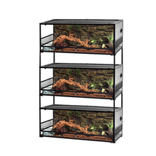 Load image into Gallery viewer, REPTIZOO Knock-Down Glass & Stackable Reptile Terrariums