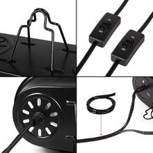 Load image into Gallery viewer, REPTIZOO Double Dome Lamp Fixture 2-in1 DRL04
