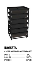 Load image into Gallery viewer, REPTIZOO Aluminum Stackable Breeding Rack (Included Heat Mats for 6 layers)
