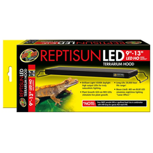 Load image into Gallery viewer, ZOO MED REPTISUN LED HO TERRARIUM HOOD 9-13&quot;
