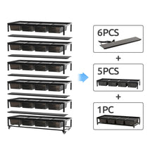 Load image into Gallery viewer, REPTIZOO Aluminum Stackable Breeding Rack (Included Heat Mats for 6 layers)
