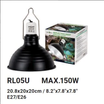 REPTIZOO Reflecting Deep Dome Lamp Fixture