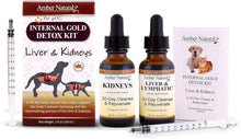Load image into Gallery viewer, Amber Naturalz Internal Gold Detox KIT - Powerful &amp; Gentle Cleanse &amp; Rejuvenation - for Dogz &amp; Catz
