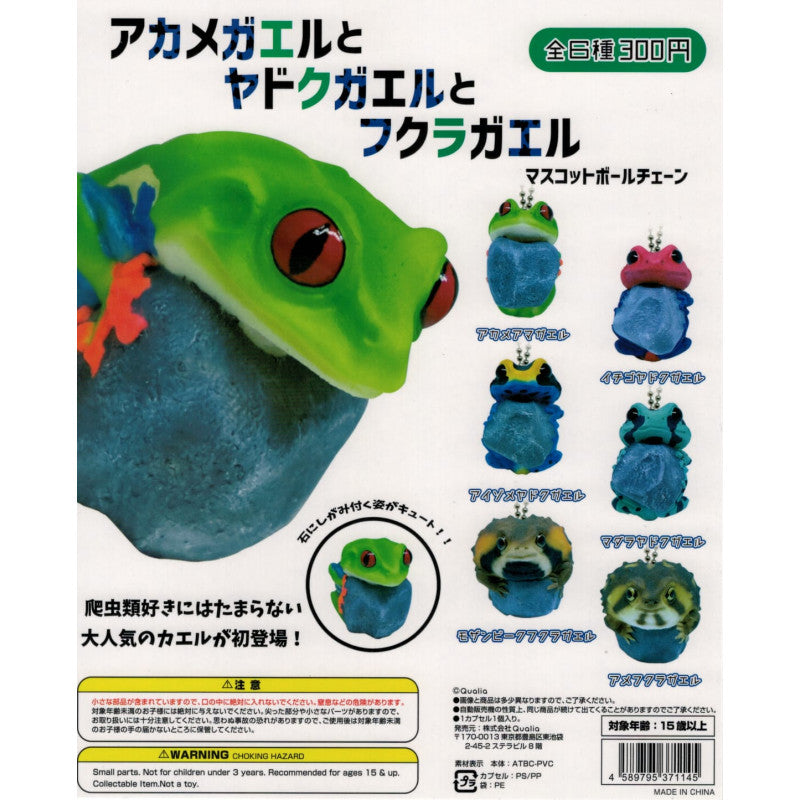 (Gashapon)Red Eye Frog & Poison Dart Frog (6 types in total)