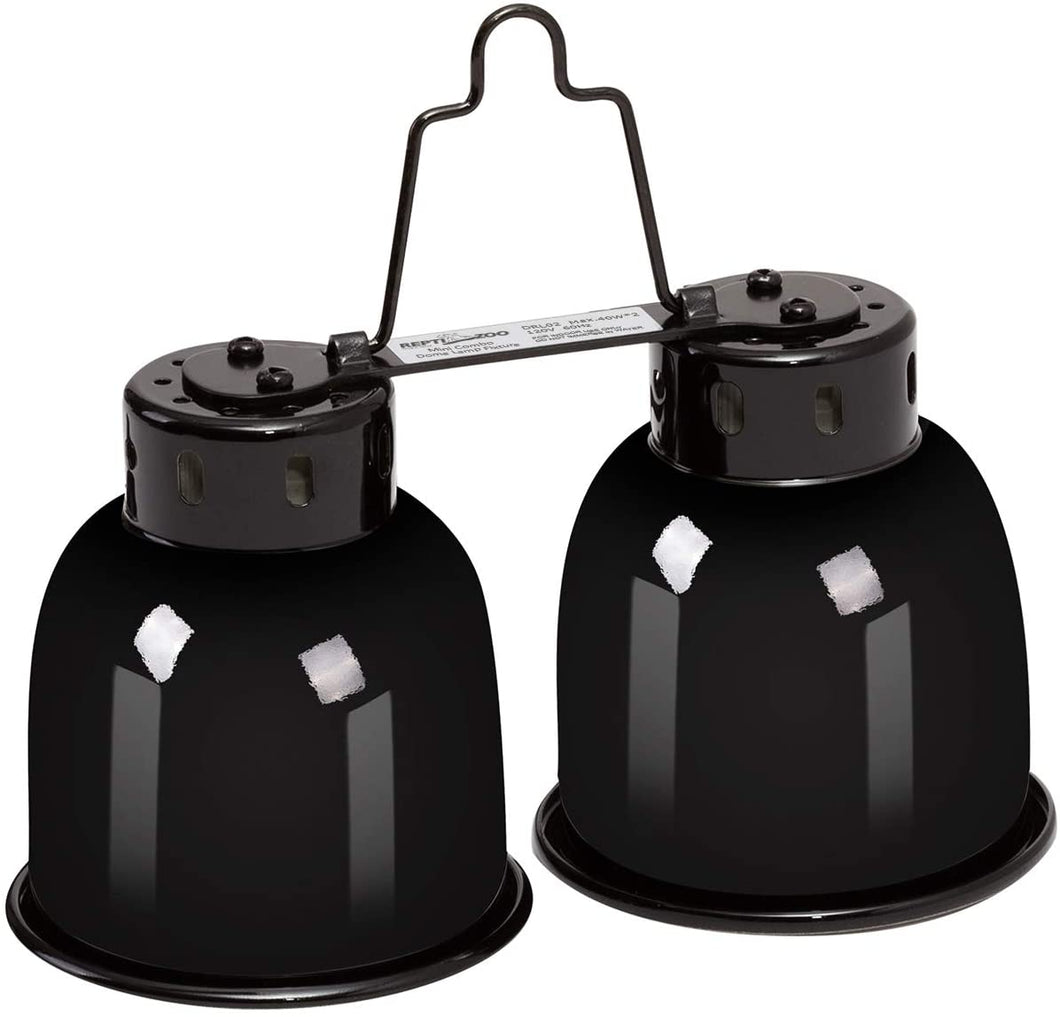 REPTIZOO Mini Combo Dome Lamp Fixture #DRL02-CA