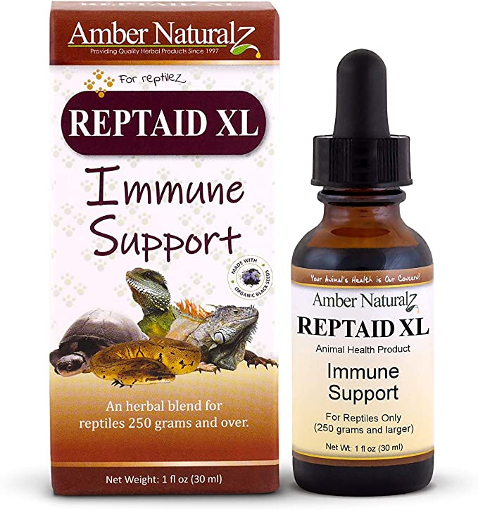 Amber Naturalz Reptaid Extra Strength: For animals 250 grams and larger Lo