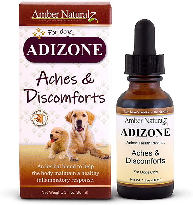 Amber Naturalz Adizone: Aches & Discomforts - for Dogs, 1 Ounce
