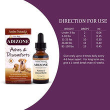 Load image into Gallery viewer, Amber Naturalz Adizone: Aches &amp; Discomforts - for Dogs, 1 Ounce
