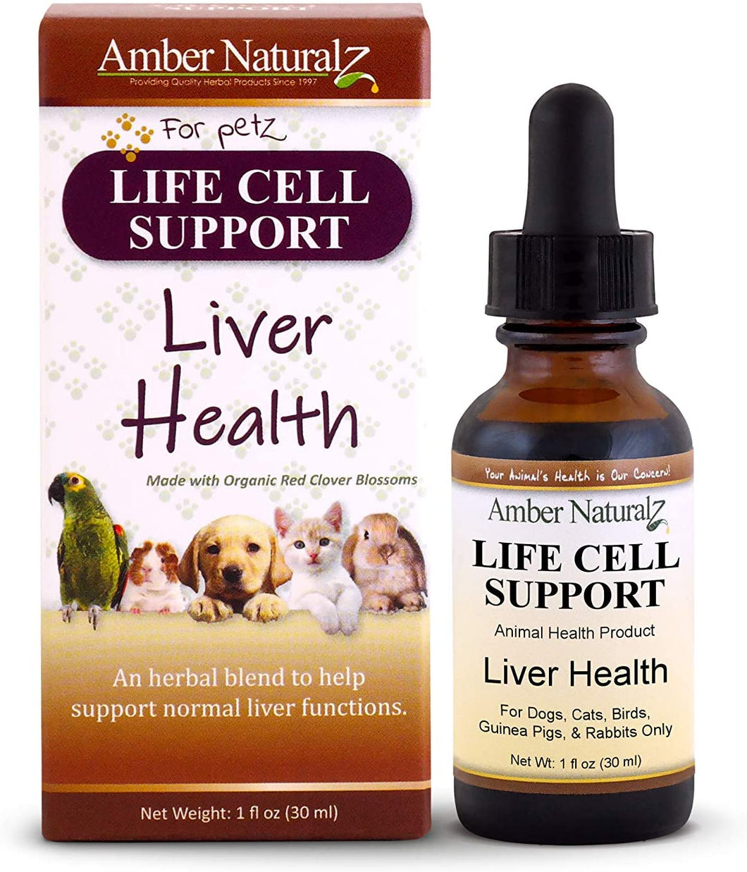 Amber Naturalz Amber Naturalz Life Cell Support: Liver Health - for Pets, 1 Ounce
