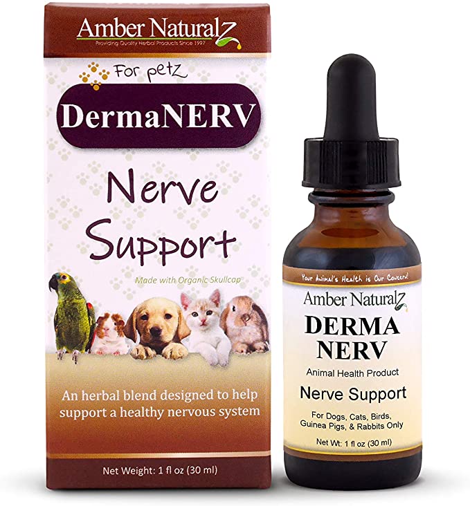 Amber Naturalz DermaNERV: Nerve Support - for Pets, 1 Ounce