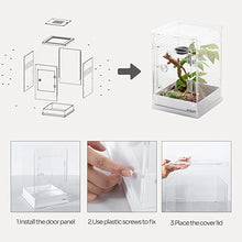 Load image into Gallery viewer, REPTIZOO Two-Way Acrylic Reptile &amp; Insect Enclosure #PACR10
