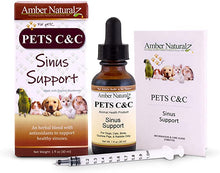 Load image into Gallery viewer, Amber Naturalz Pets C&amp;C: Sinus Support with Antioxidants, 1 Ounce
