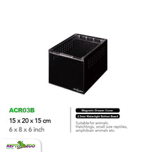 Load image into Gallery viewer, REPTIZOO Acrylic Breeding Enclosure ACR Series (Black)
