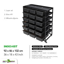 Load image into Gallery viewer, REPTIZOO Aluminum Stackable Breeding Rack
