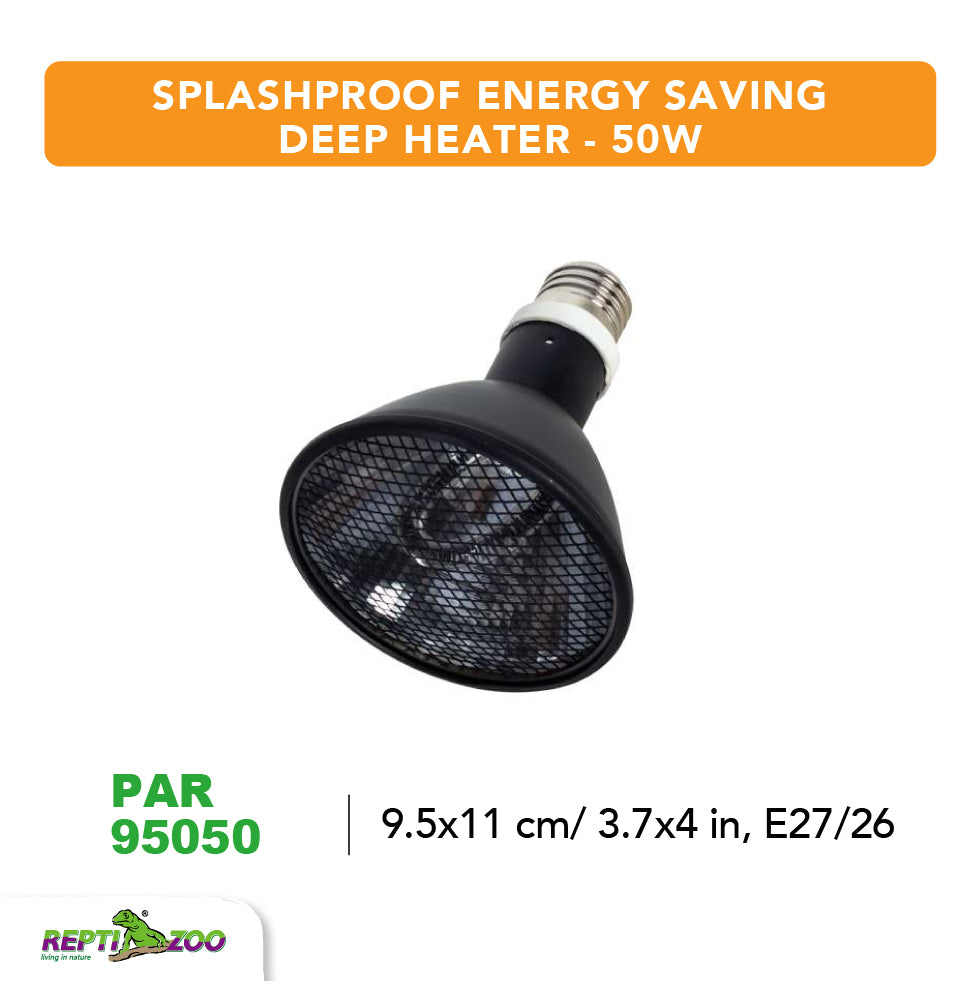 REPTIZOO Splashproof Energy Saving Deep Heater