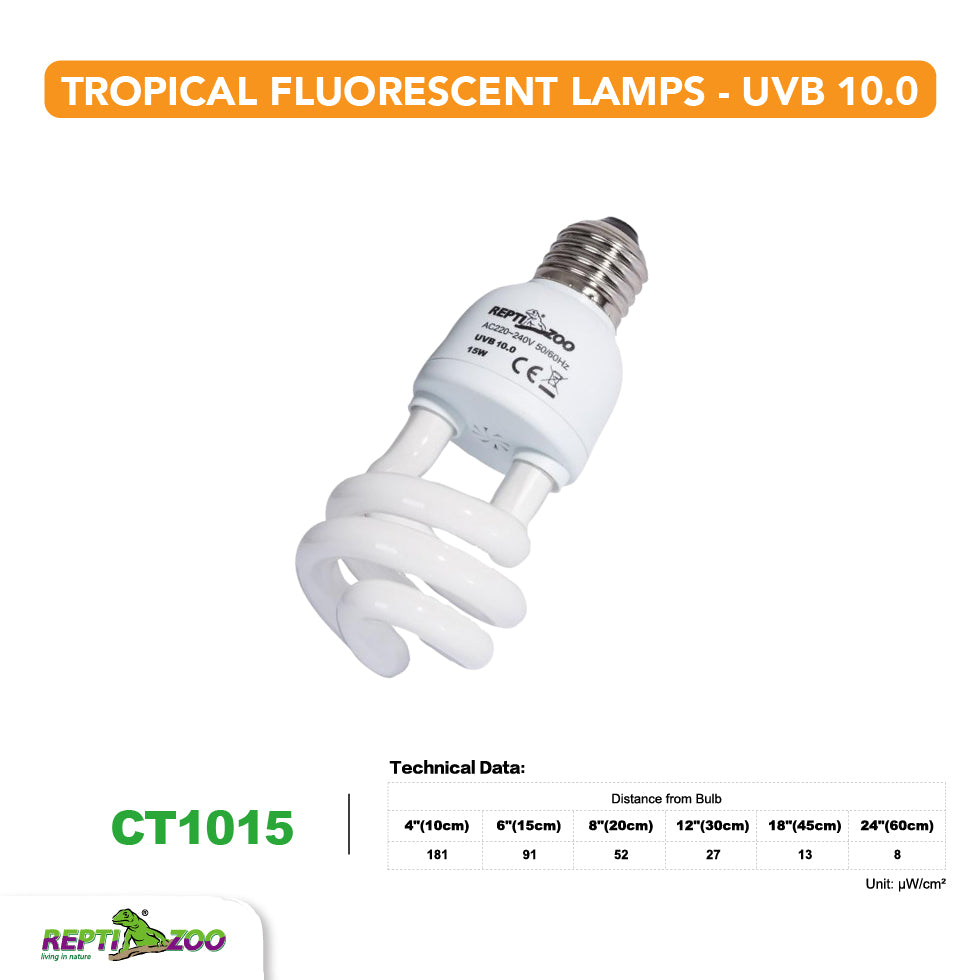 REPTIZOO UVB10.0 Desert Fluorescent Lamps