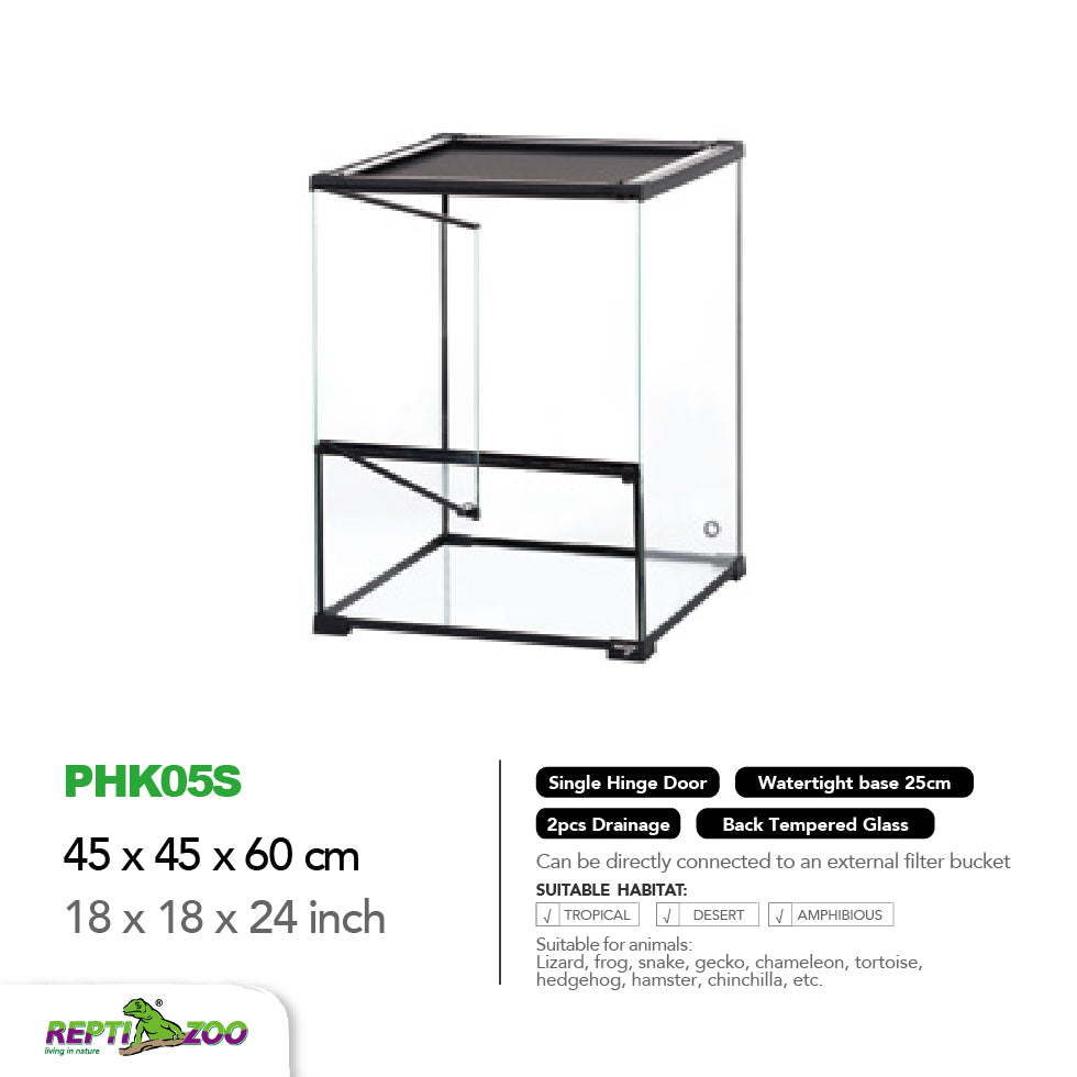 REPTIZOO Paludarium Ultra Clear Glass Habitat PHK Series