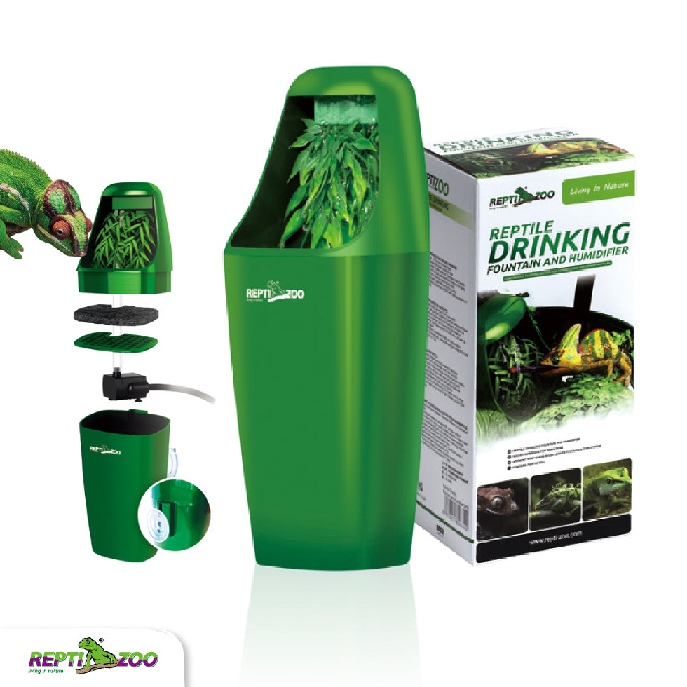 REPTIZOO Reptile Drinking Fountain and Humidifier #DF01