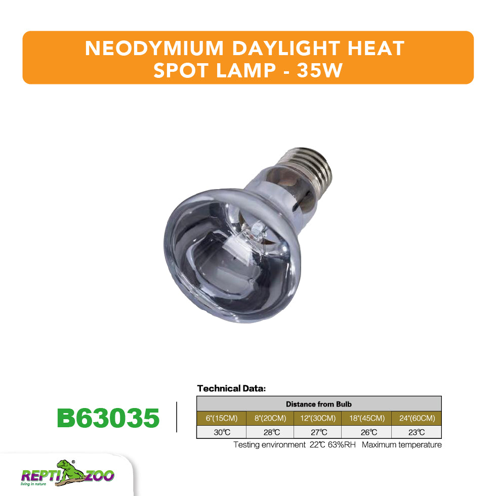 REPTIZOO Neodymium Daylight Heat Spot Lamps