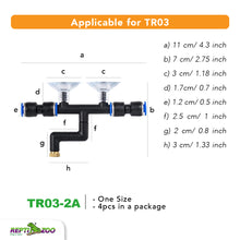 Load image into Gallery viewer, REPTIZOO Nozzles Sets 4pcs #TR03-2A
