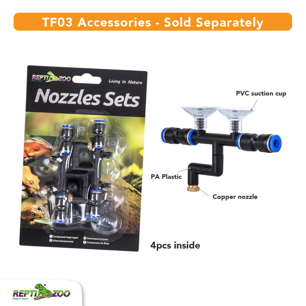 REPTIZOO Nozzles Sets 4pcs #TR03-2A