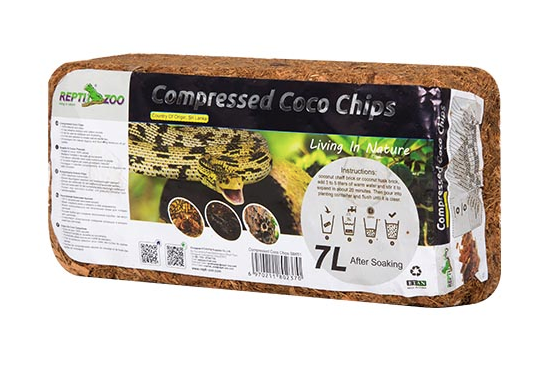 REPTIZOO 7L Compressed Coco Chips #SB651