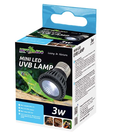 REPTIZOO Mini LED UVB Lamp 3W #LEDU02