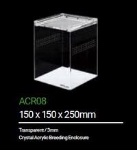 Load image into Gallery viewer, REPTIZOO Acrylic Breeding Enclosure ACR Series (Transparent)
