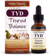 Load image into Gallery viewer, Amber Naturalz TYD - Thyroid Balance - for Pets, 1 Ounce
