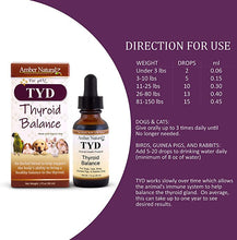 Load image into Gallery viewer, Amber Naturalz TYD - Thyroid Balance - for Pets, 1 Ounce
