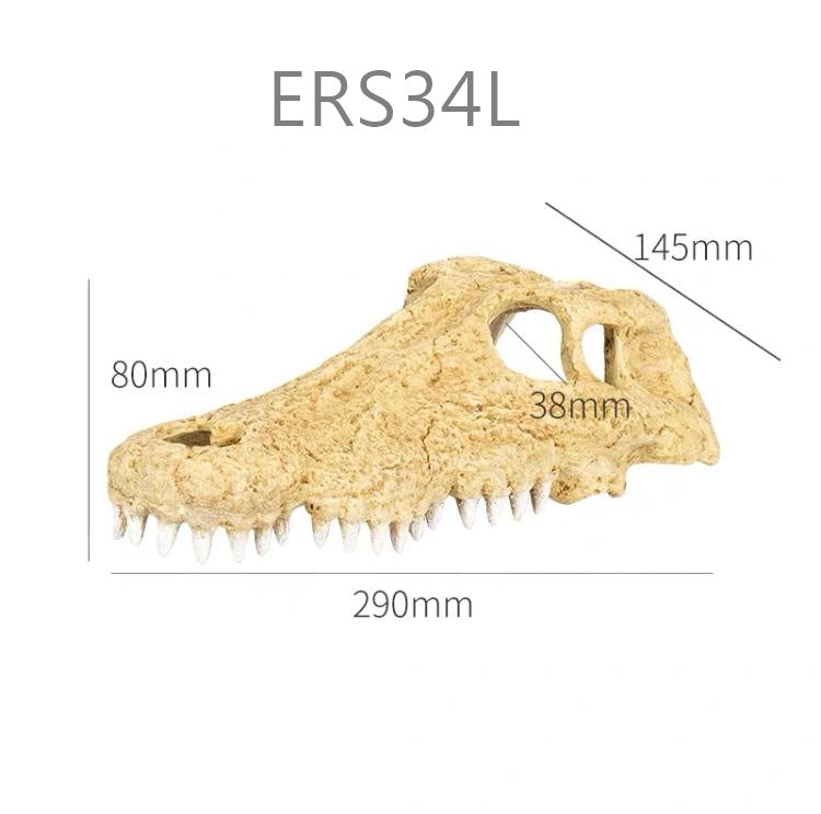 REPTIZOO Crocodile Skull Hide Cave 29 x 14.5 x 8cm(H) #ERS34L