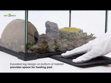 Load and play video in Gallery viewer, REPTIZOO Mini Glass Reptile Habitat AK Series (Black) LP
