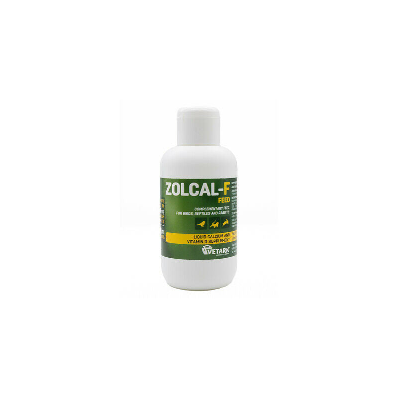 Vetark Zolcal-F Feed for Birds, Reptiles and Rabbits 120 ml